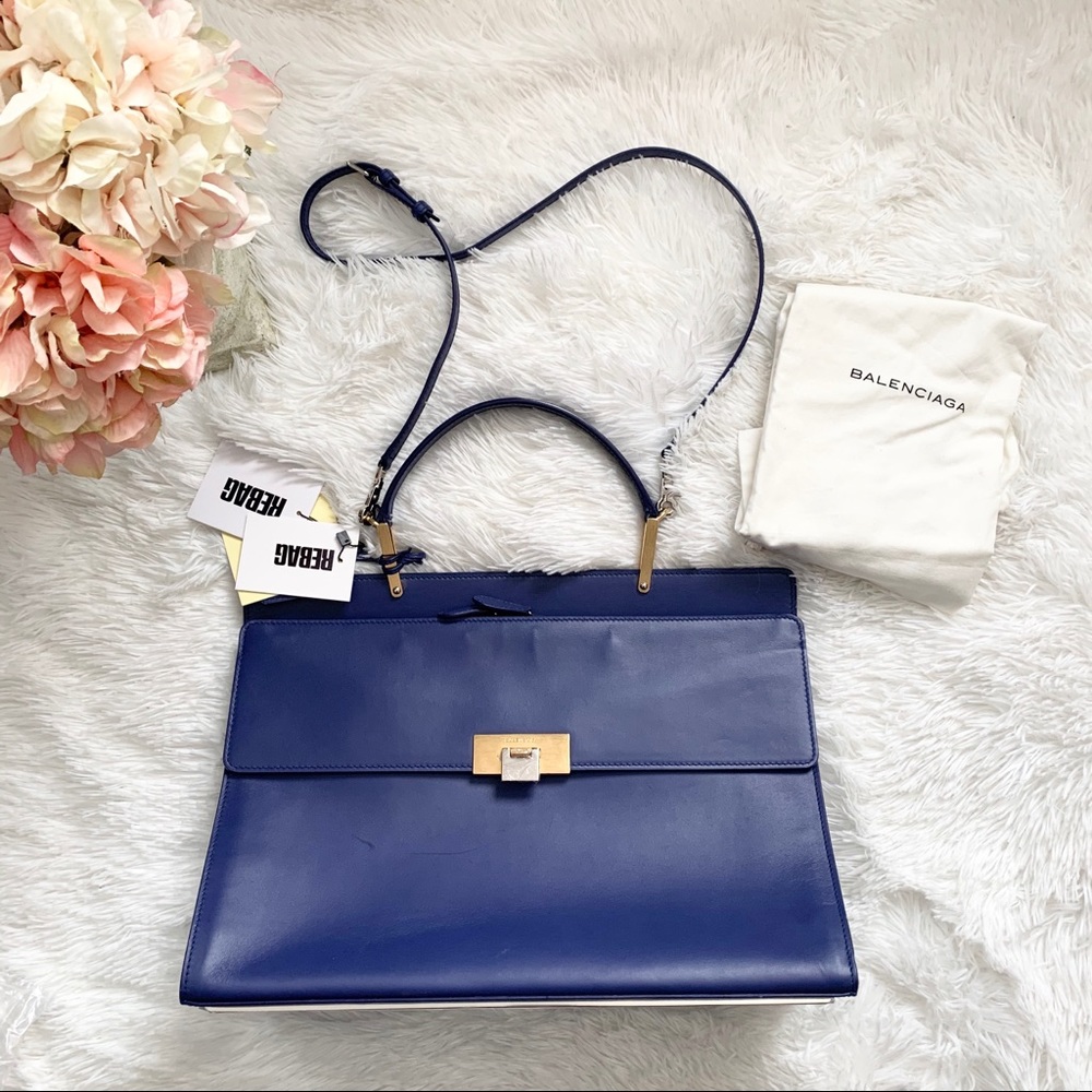 Balenciaga Le Dix Zip Cartable Top Handle Bag